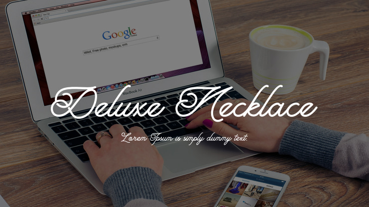 Deluxe Necklace Font