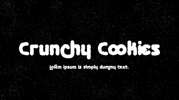 Crunchy Cookies Font