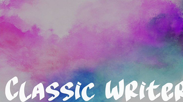 Classic Writer Font