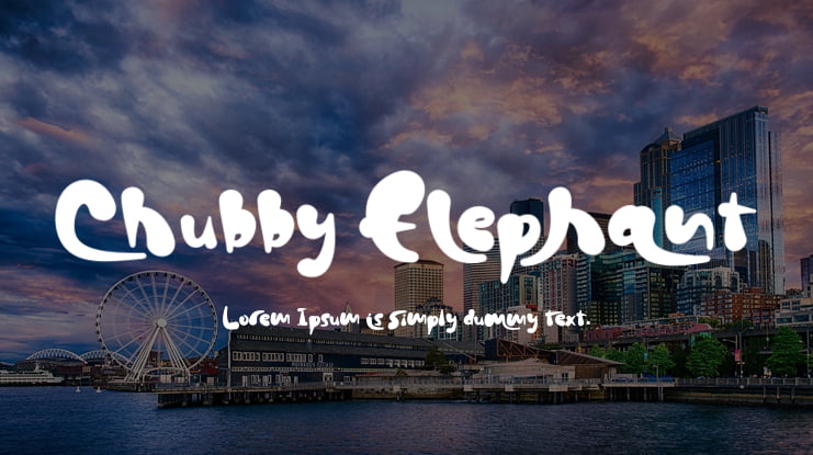 Chubby Elephant Font