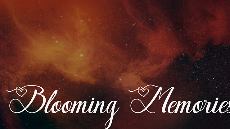 Blooming Memories Font