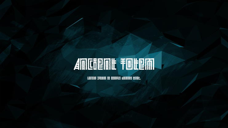 Ancient Totem Font