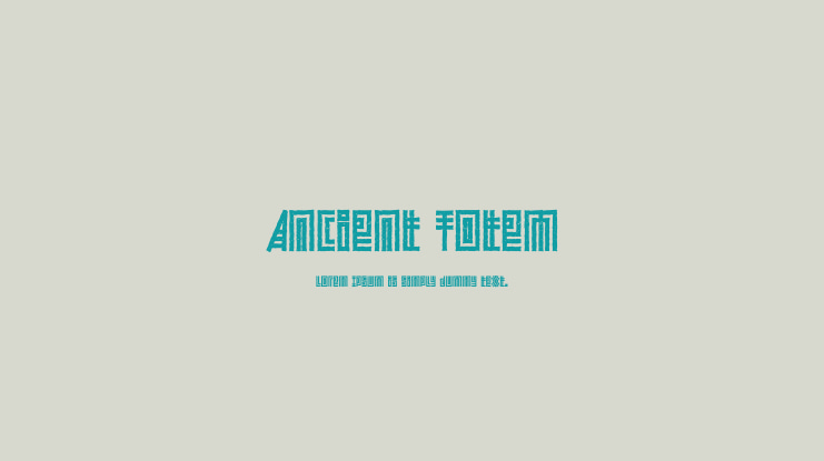Ancient Totem Font
