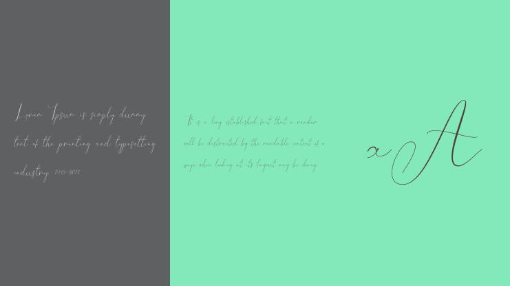 Line Washington Font