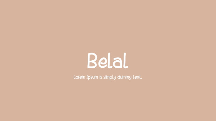 Belal Font