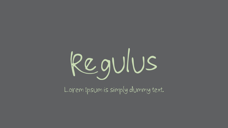Regulus Font
