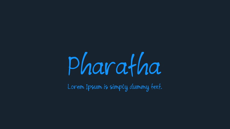 Pharatha Font