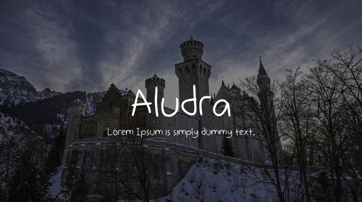 Aludra Font