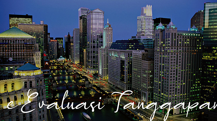 e Evaluasi Tanggapan Font