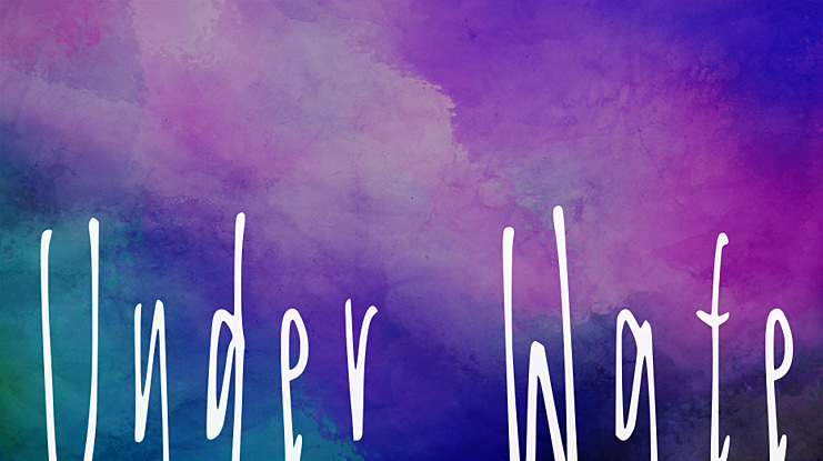 Under Water Font