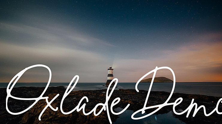 Oxlade Demo Font