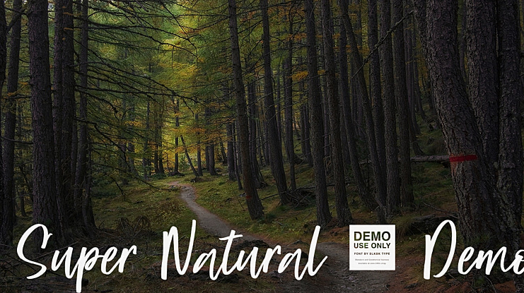 Super Natural - Demo Font
