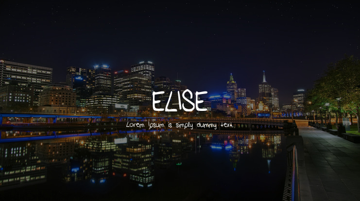 ELISE Font
