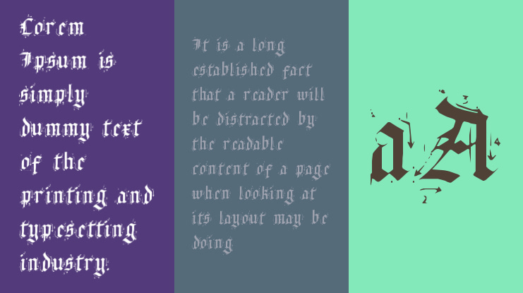 Satanas Humanum Salvator Font