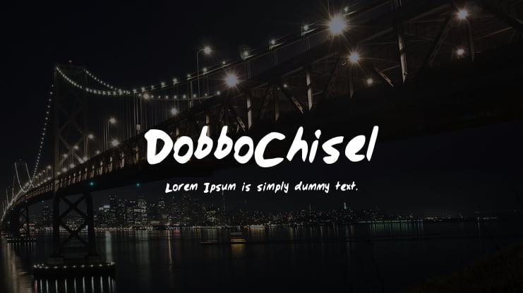 DobboChisel Font