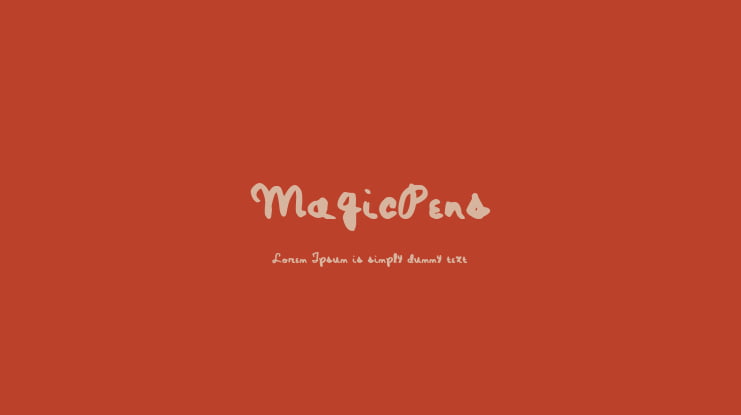 MagicPens Font