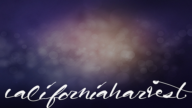 CaliforniaHarvest Font