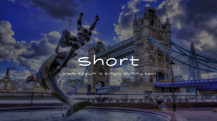 Short Font