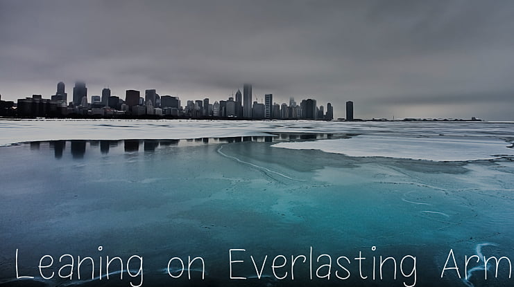 Leaning on Everlasting Arms Font