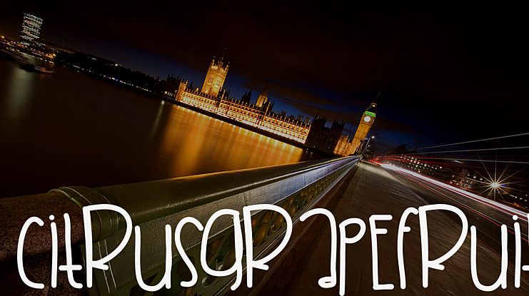 CitrusGrapefruit Font