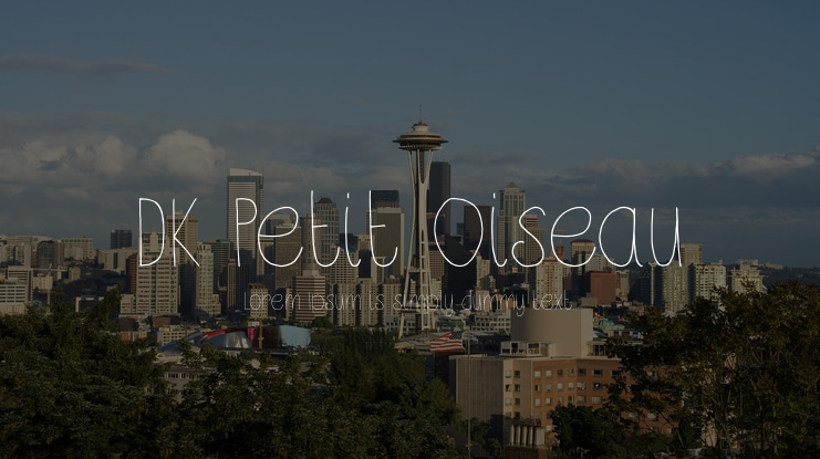 DK Petit Oiseau Font