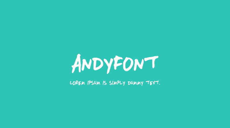 AndyFont Font