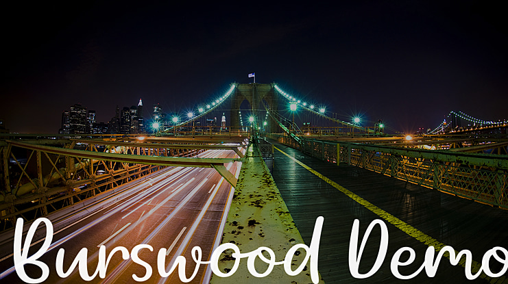 Burswood Demo Font