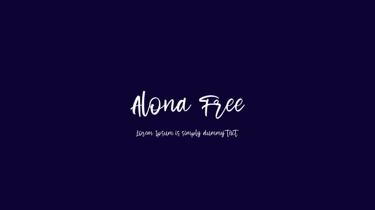 Alona Free Font