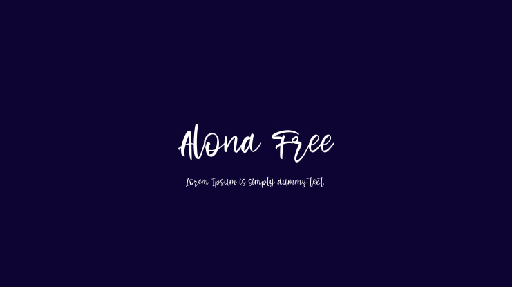 Alona Free Font