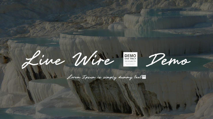 Live Wire - Demo Font