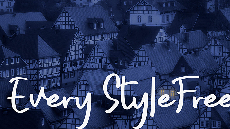 Every StyleFree Font