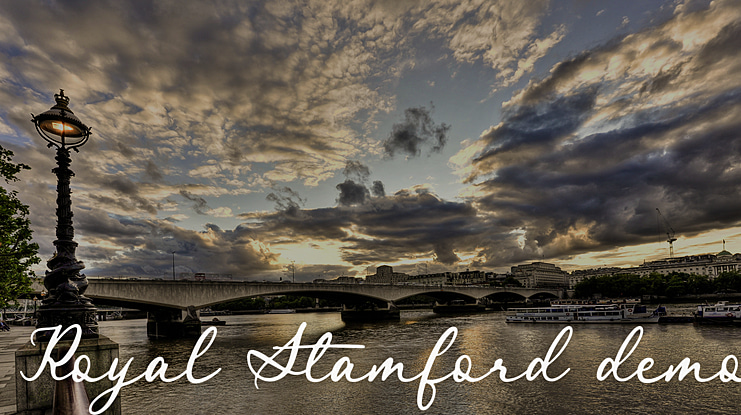 Royal Stamford demo Font