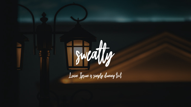 sweatty Font