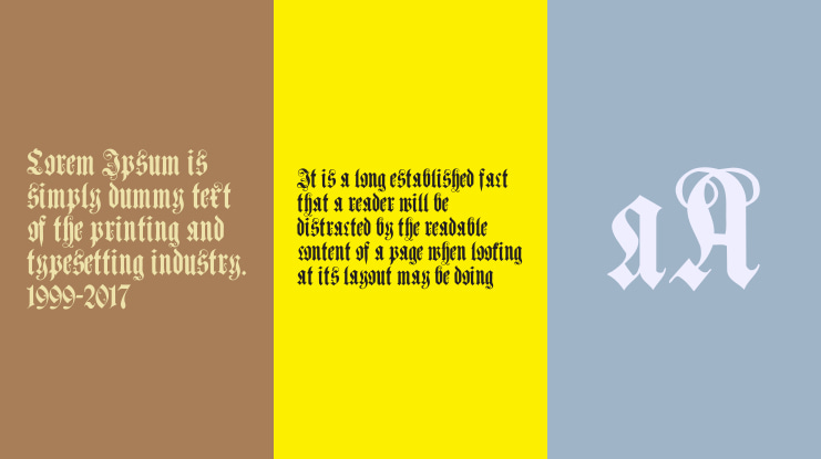 Muenchner Fraktur Font