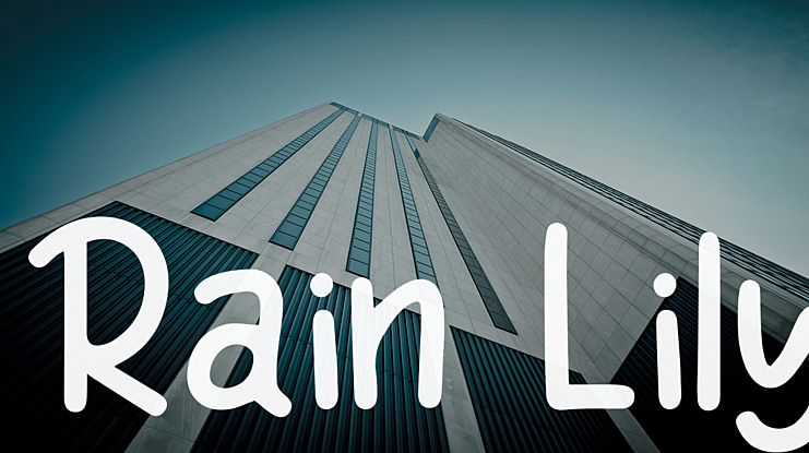 Rain Lily Font
