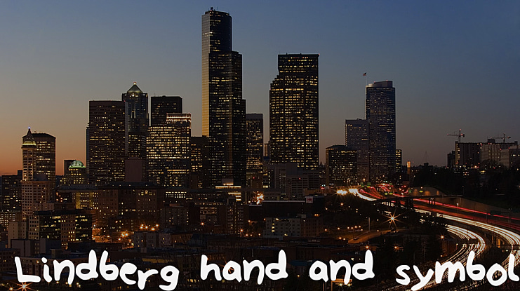 Lindberg_hand_and_symbols Font