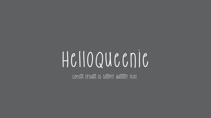 HelloQueenie Font
