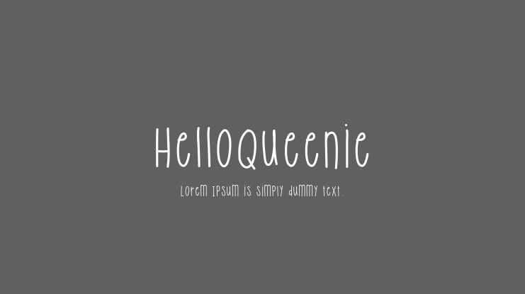 HelloQueenie Font