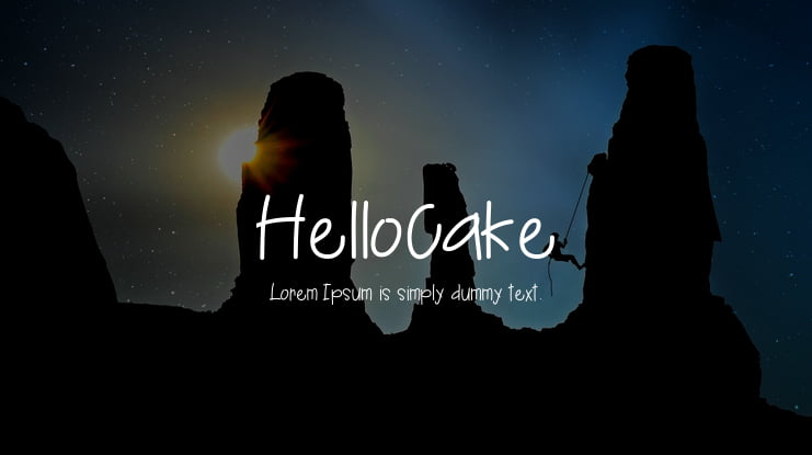 HelloCake Font