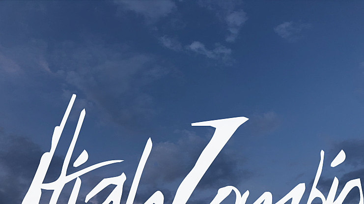 HighZombie Font