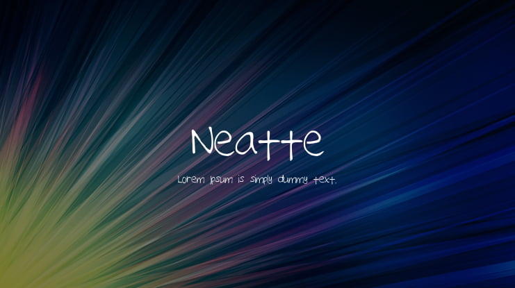 Neatte Font