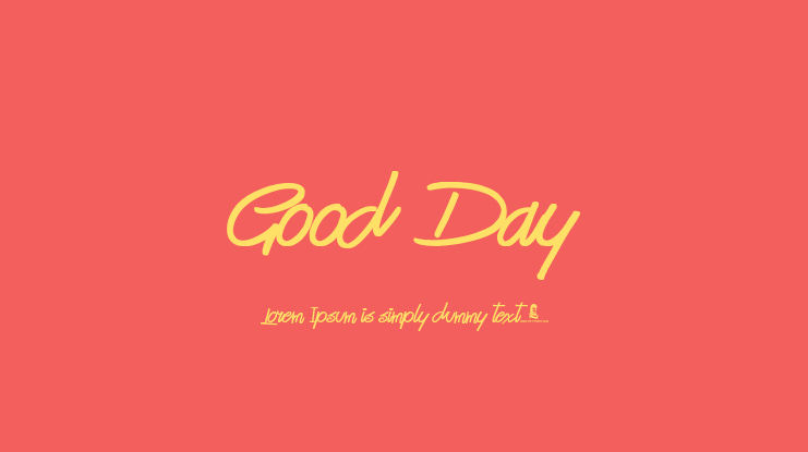 Good Day Font