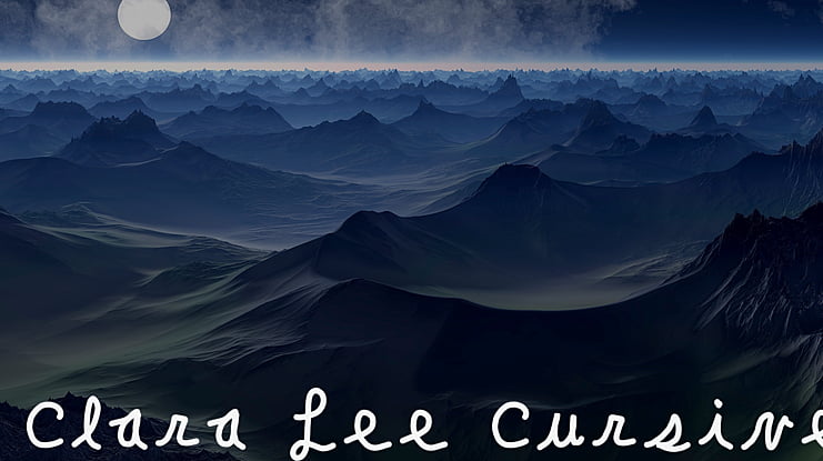 Clara Lee Cursive Font