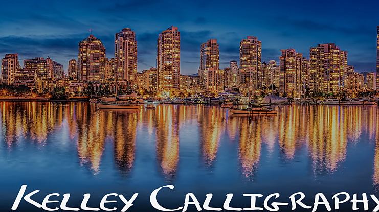 Kelley Calligraphy Font