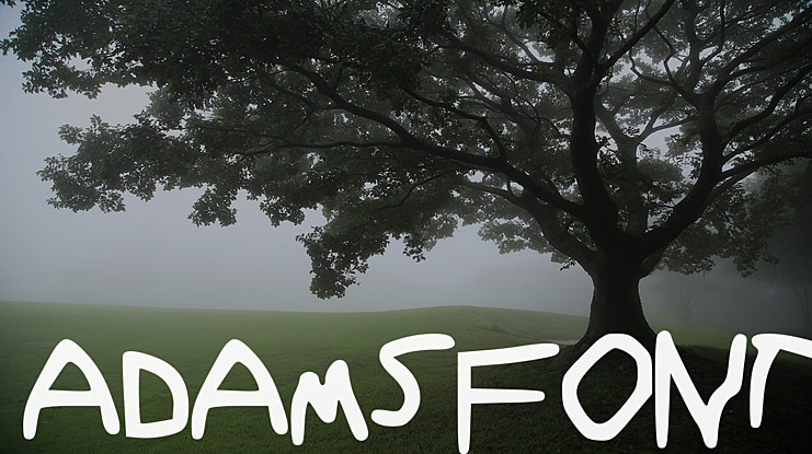 ADAMSFONT Font