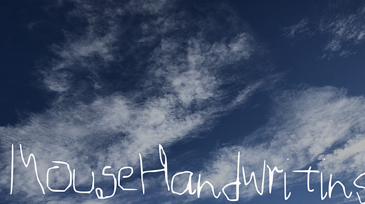 MouseHandwriting Font