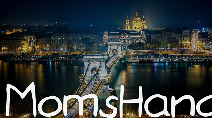 MomsHand Font