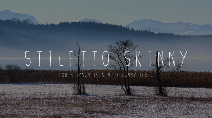Stiletto Skinny Font