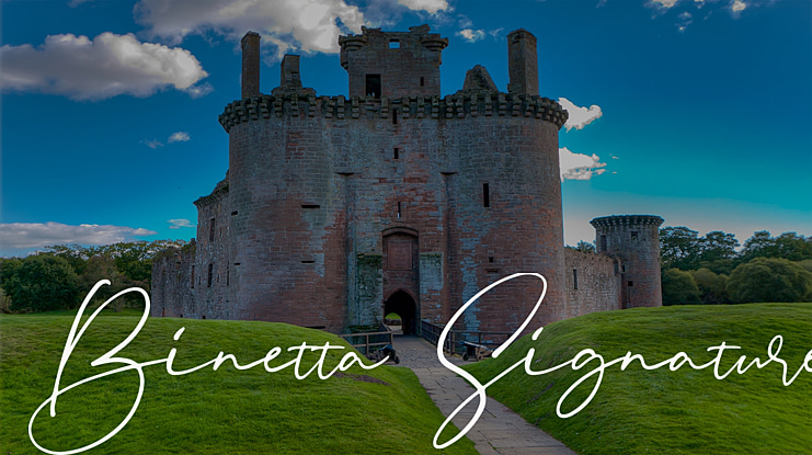 Binetta Signature Font