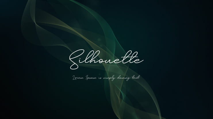 Silhouette Font